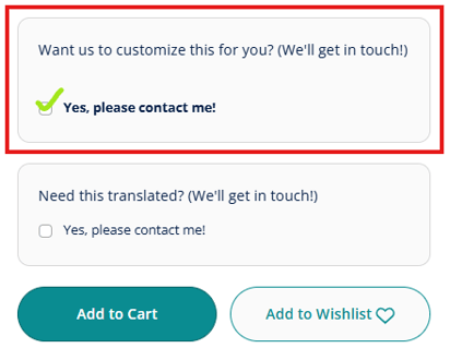 Customize