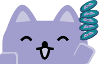 Broadcat with his tokens