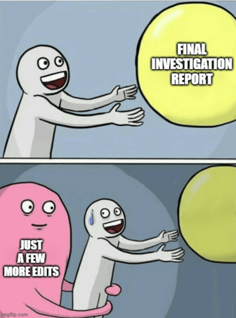 Final report meme