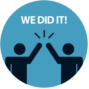 we did it