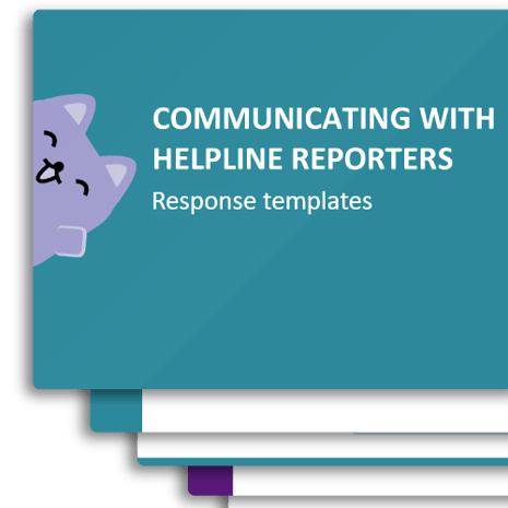 Freebies Hub Page - Communicating with helpline callers (stacked)