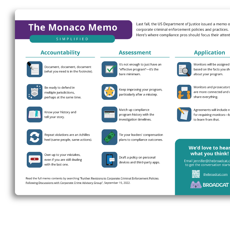 Freebies Hub - The Monaco memo summary