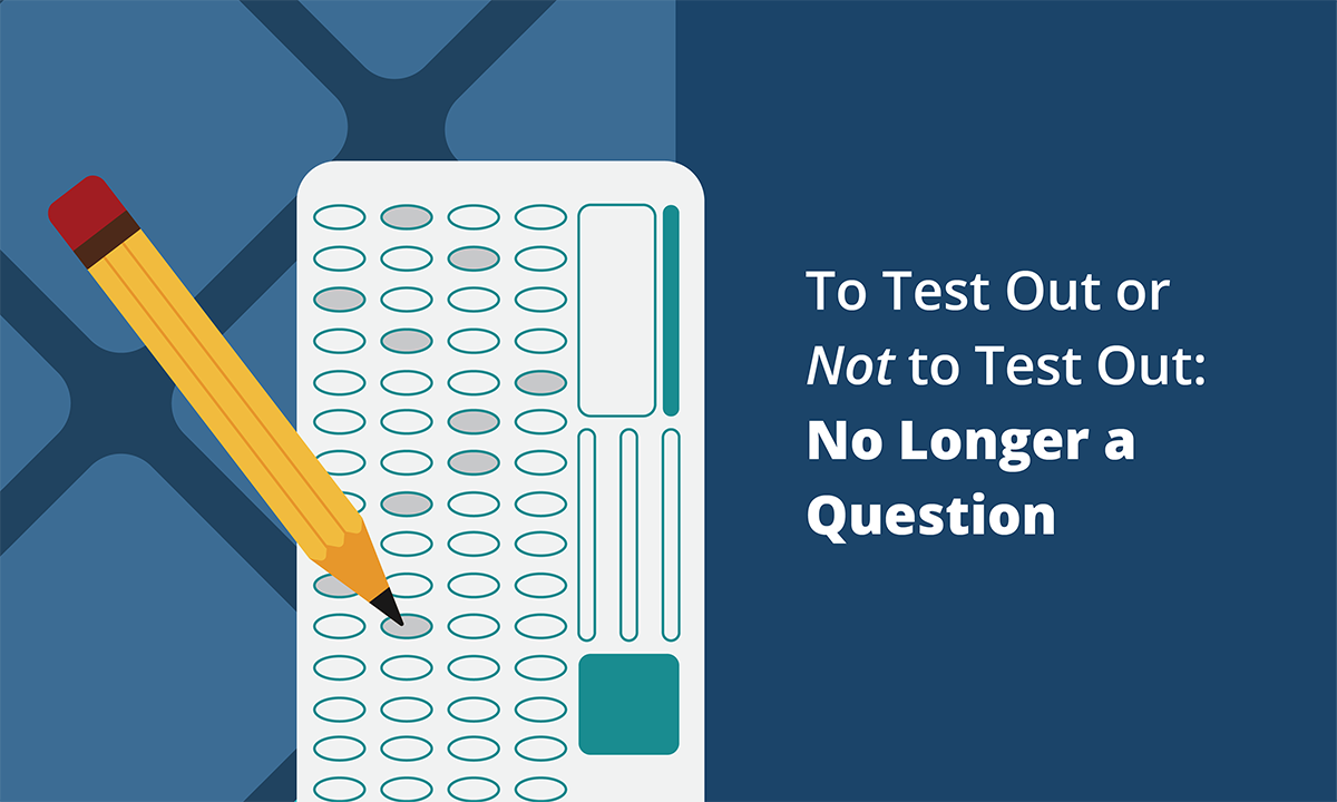 A pencil filling out bubbles on a scantron.