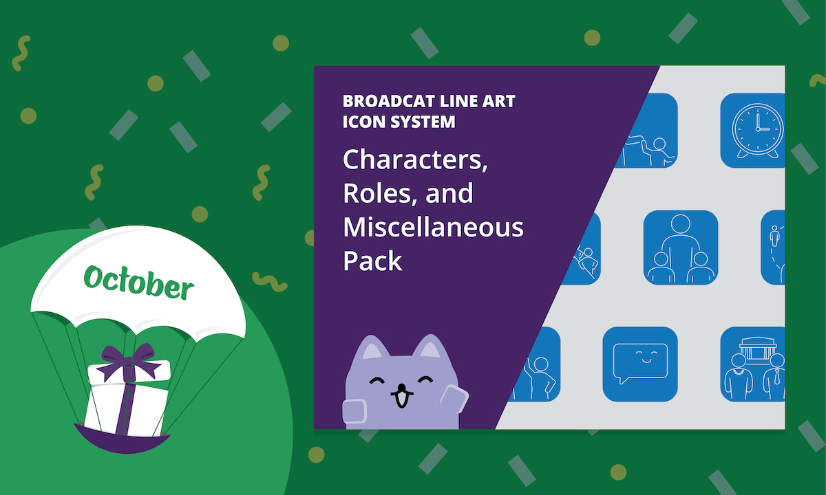 Line Art Icon System: Characters, Roles, and Miscellaneous Pack [October 2020 Gift]