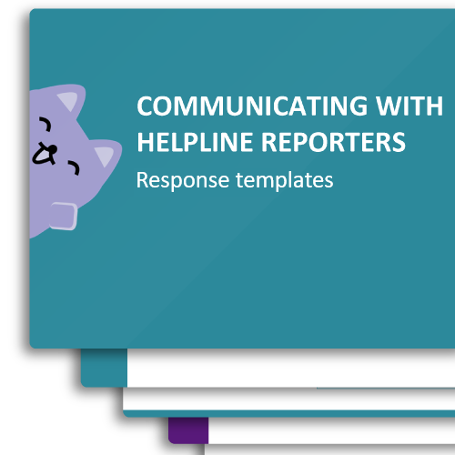Freebies Hub Page - Communicating with helpline callers (stacked)